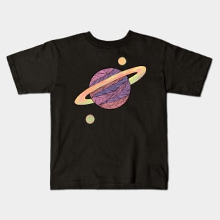 Pink Planet Kids T-Shirt